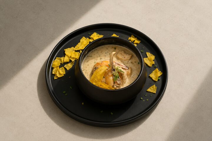 Fotografía gastronómica de plato realizada por AYACX Photography.